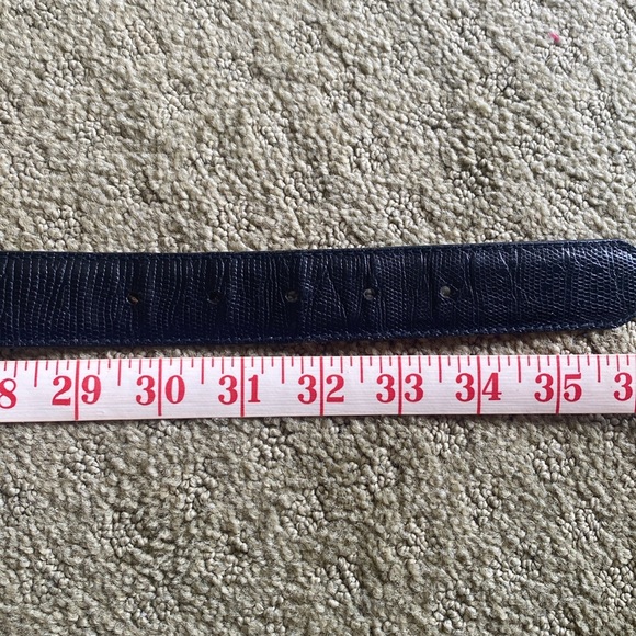 Lizard Belt, sliver buckle. - Picture 7 of 7